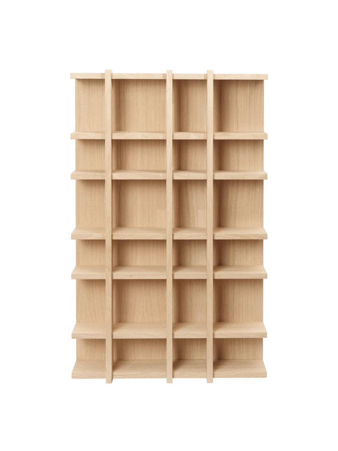 FERM LIVING regał TILEM 4X6 dąb naturalny.png