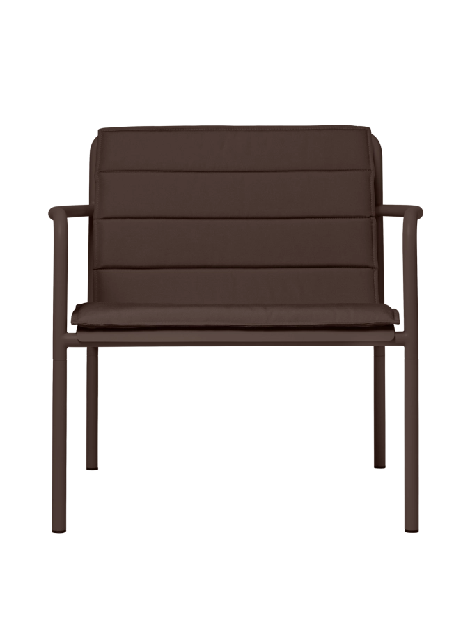 FERM LIVING poduszka na krzesło ogrodowe lounge, DAPPLE CUSHION – dark chocolate.png