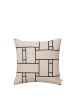 FERM LIVING poduszka LATTICE OFFSET – off-white/black.png