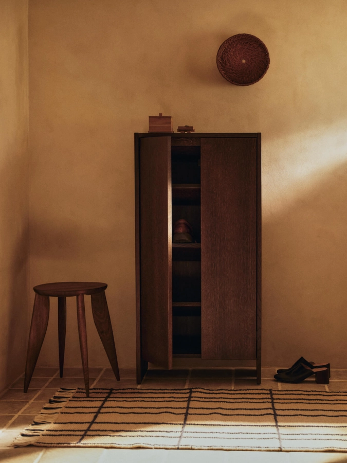 FERM LIVING bieżnik SEN – 80 × 200 – parchment/indigo.jpeg