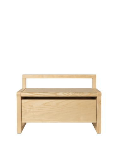 FERM LIVING ławka ze schowkiem LITTLE ARCHITECT – jesion