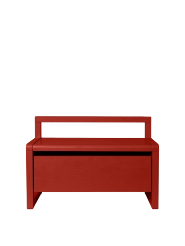 FERM LIVING ławka ze schowkiem LITTLE ARCHITECT – poppy red