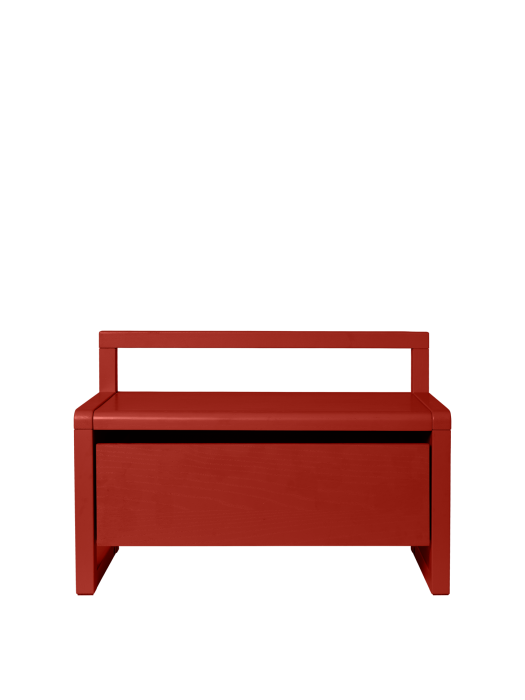 FERM LIVING ławka ze schowkiem LITTLE ARCHITECT – poppy red.png