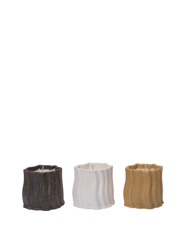FERM LIVING zestaw 3 świec zapachowych RYLITH H6 - multi
