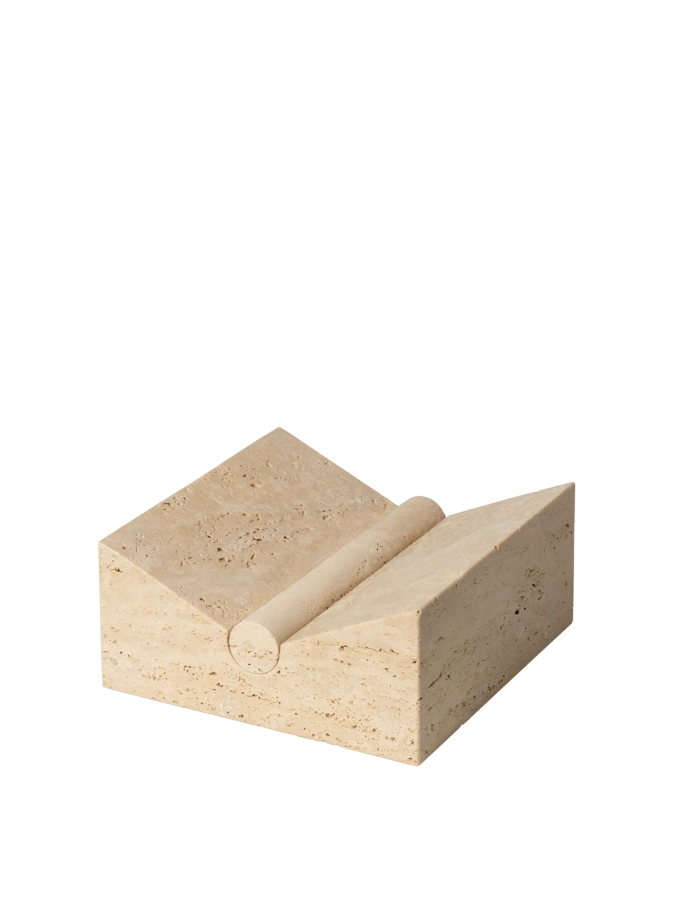 FERM LIVING podstawka na książki TVARA – travertine.png