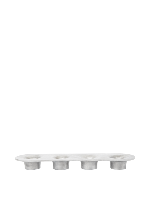 FERM LIVING świecznik SOOTHE 4- aluminium.png