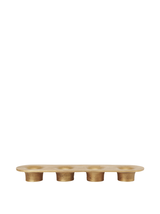 FERM LIVING świecznik SOOTHE 4 - mosiądz.png