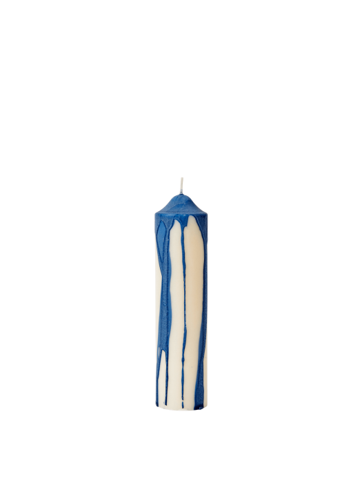 FERM LIVING świeca DRYP deep blue S.png