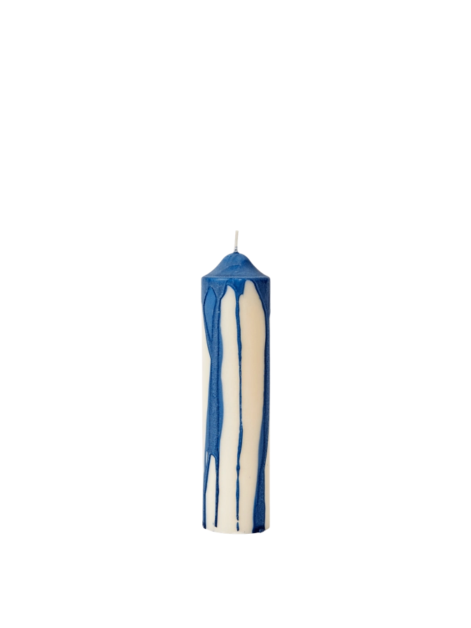 FERM LIVING świeca DRYP deep blue S.png