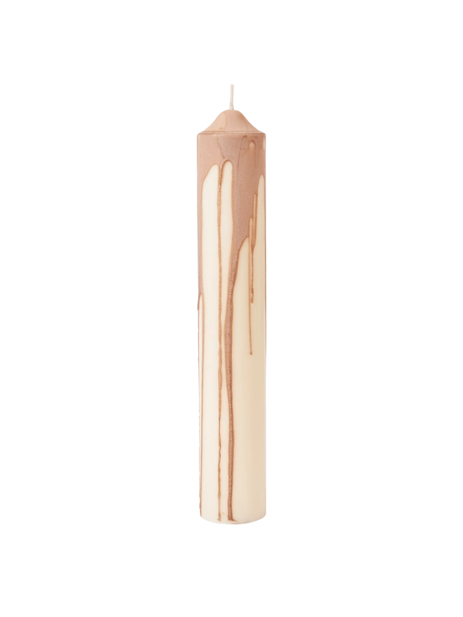 FERM LIVING świeca DRYP beżowa L.png