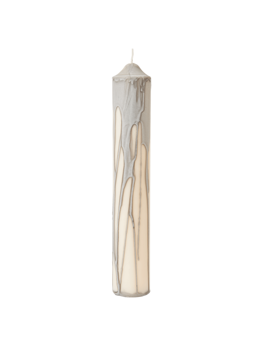 FERM LIVING świeca DRYP ciepła szarość L.png
