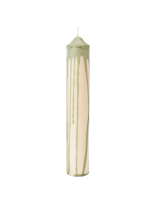 FERM LIVING świeca DRYP tea green L.png