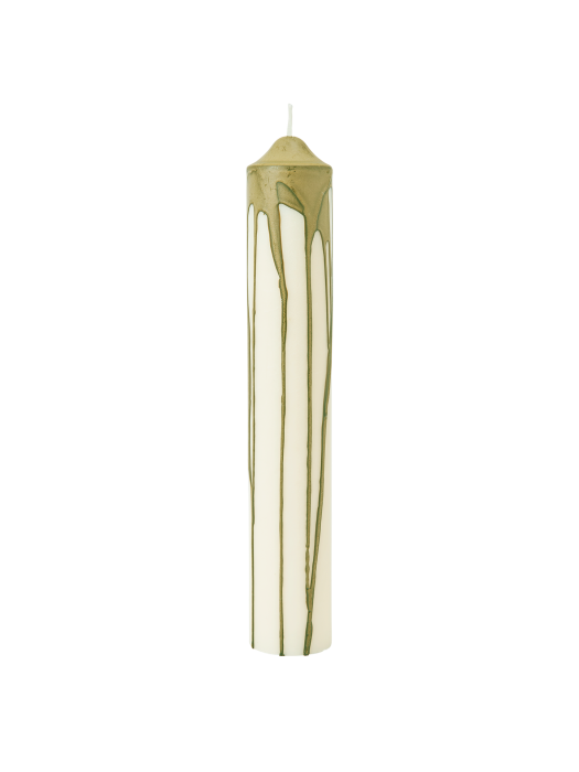 FERM LIVING świeca DRYP olive green L.png