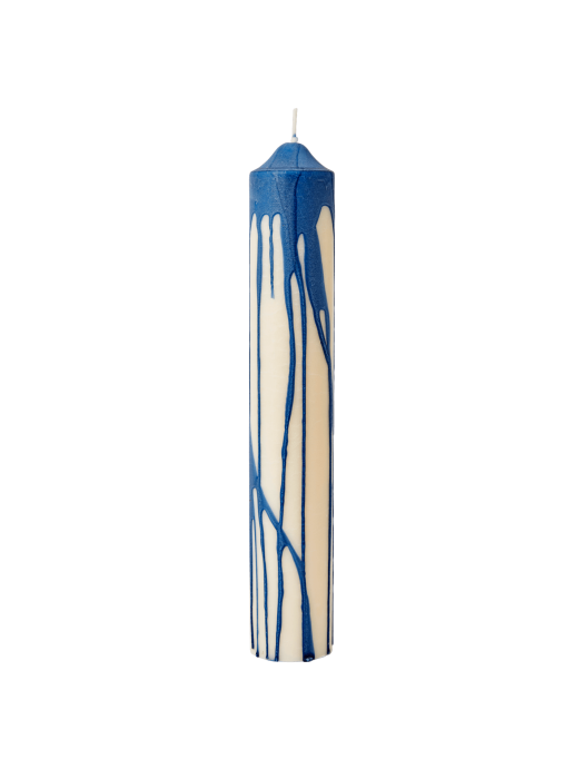 FERM LIVING świeca DRYP deep blue L .png
