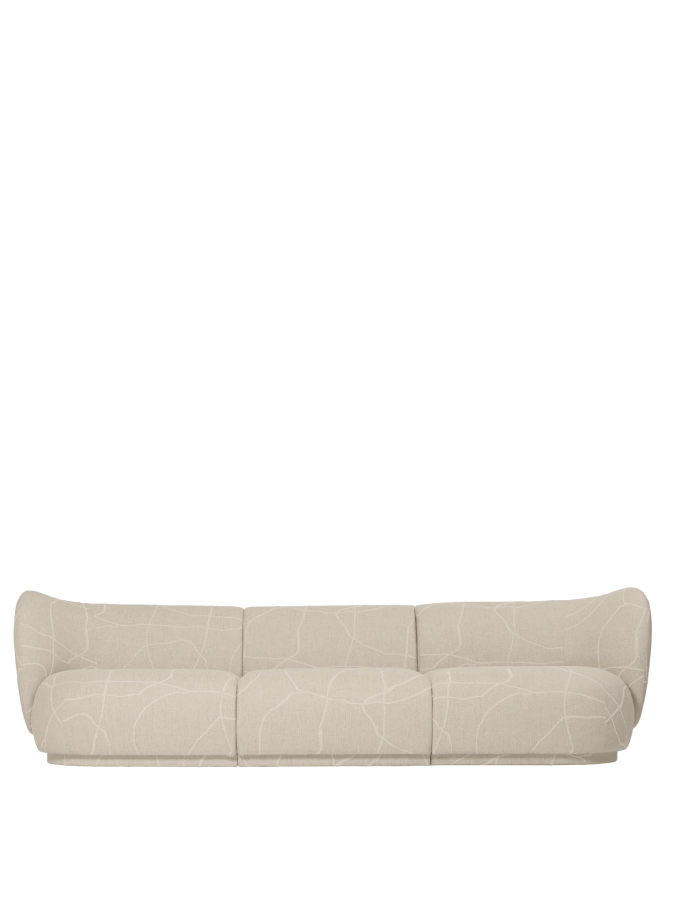 FERM LIVING moduł z lewym podłokietnikiem RICO Can Lis – sand/off-white.png