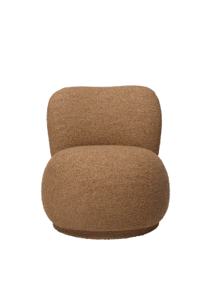 FERM LIVING fotel RICO PICCOLO Raw Bouclé – tan