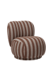 FERM LIVING fotel z funkcją obrotu RICO PICCOLO Louisiana - sand/chocolate.png