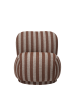 FERM LIVING fotel z funkcją obrotu RICO PICCOLO Louisiana - sand/chocolate.png