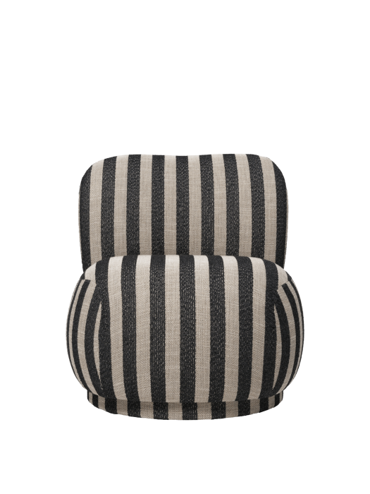 FERM LIVING fotel z funkcją obrotu RICO PICCOLO Louisiana - sand/black.png