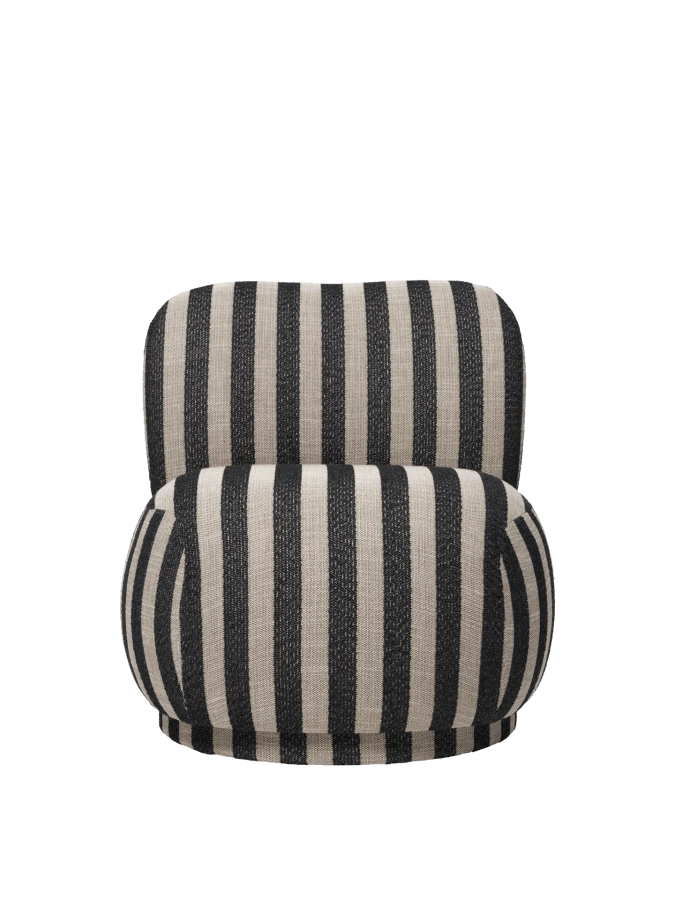 FERM LIVING fotel z funkcją obrotu RICO PICCOLO Louisiana - sand/black.png