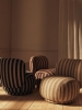 FERM LIVING fotel z funkcją obrotu RICO PICCOLO Louisiana - sand/black.jpeg