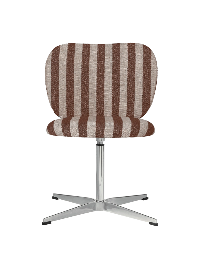 FERM LIVING krzesło obrotowe RICO Louisiana – sand/chocolate.png