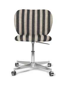 FERM LIVING krzesło obrotowe z kółkami RICO Louisiana – sand/black