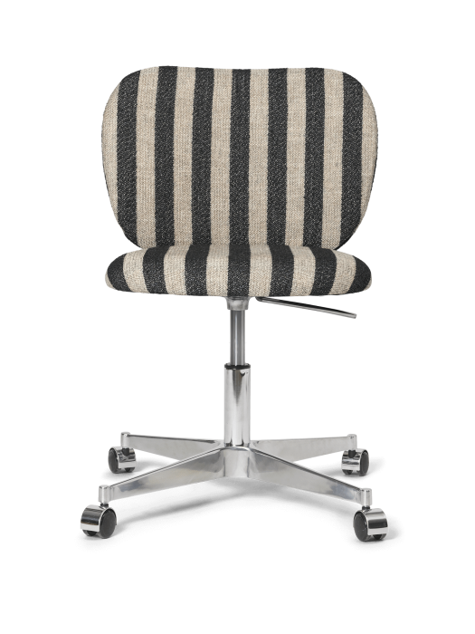 FERM LIVING krzesło obrotowe z kółkami RICO Louisiana – sand/black.png
