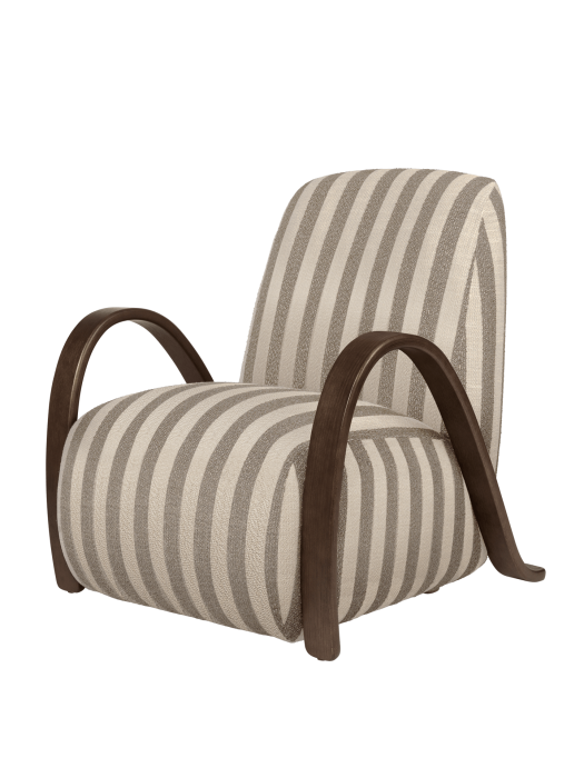 FERM LIVING fotel wypoczynkowy BUUR Louisiana – sand/off-white .png