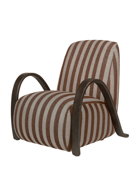 FERM LIVING fotel wypoczynkowy BUUR Louisiana – sand/chocolate.png