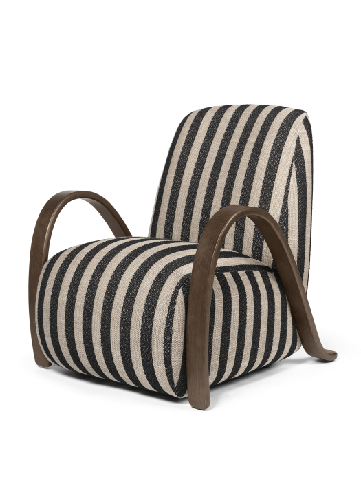 FERM LIVING fotel wypoczynkowy BUUR Louisiana – sand/black.png