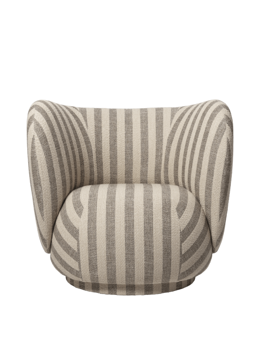 FERM LIVING fotel obrotowy RICO Louisiana – sand/off-white.png