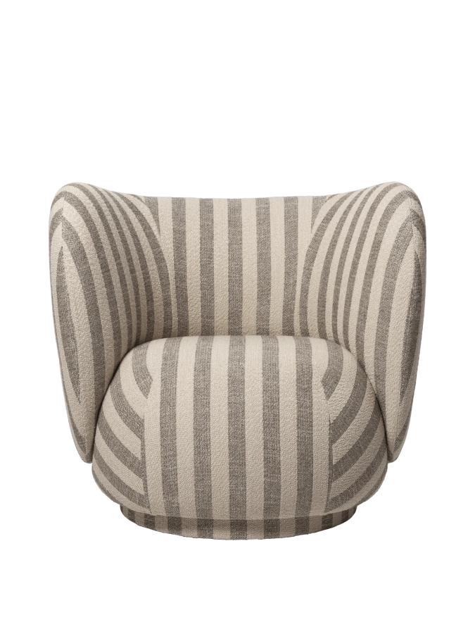 FERM LIVING fotel obrotowy RICO Louisiana – sand/off-white.png