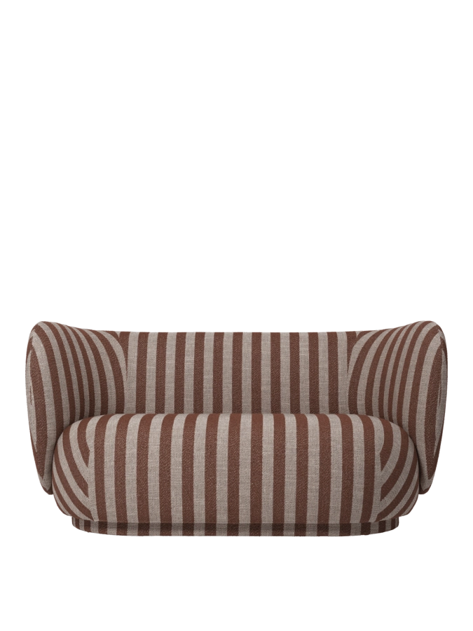 FERM LIVING sofa 2-osobowa RICO Louisiana – sand/chocolate.png