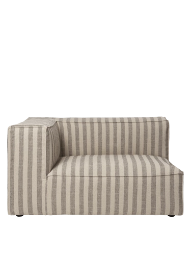 FERM LIVING moduł z lewym podłokietnikiem CATENA L400 Louisiana – sand/off-white