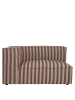 FERM LIVING moduł z lewym podłokietnikiem CATENA L400 Louisiana – sand/chocolate.png