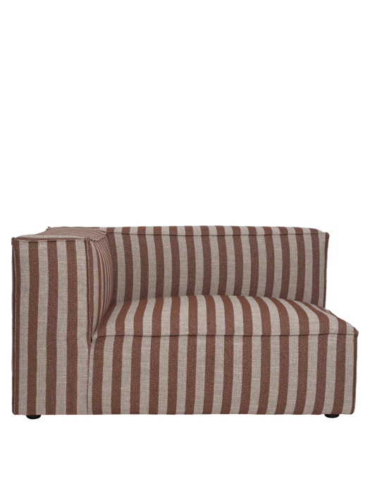 FERM LIVING moduł z lewym podłokietnikiem CATENA L400 Louisiana – sand/chocolate.png