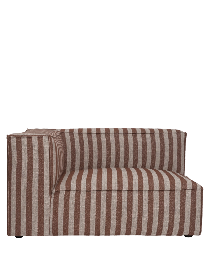 FERM LIVING moduł z lewym podłokietnikiem CATENA L400 Louisiana – sand/chocolate.png