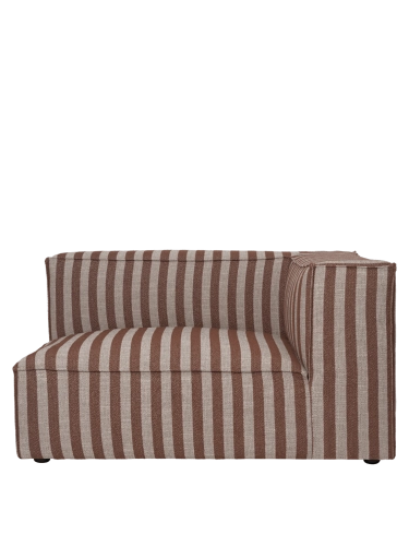 FERM LIVING moduł sofy z prawym podłokietnikiem CATENA L401 Louisiana – sand/chocolate