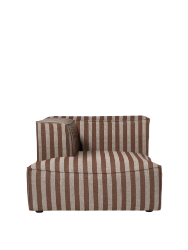 FERM LIVING sofa z leżanką lewą CATENA L600 Louisiana – sand/chocolate