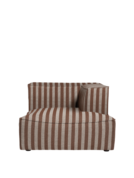 FERM LIVING sofa z leżanką prawą CATENA L601 Louisiana – sand/chocolate.png