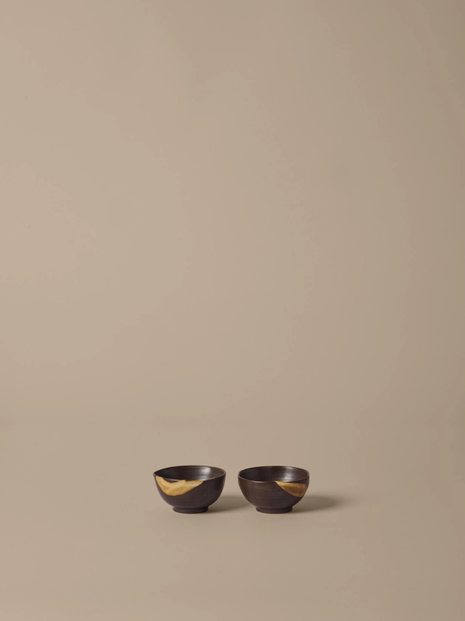 FERM LIVING miseczki KOYO Ø8,5 – zestaw 2 sztuk – dark brown/buff.jpeg