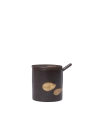 FERM LIVING pojemnik z łyżeczką KOYO – dark brown/buff.png