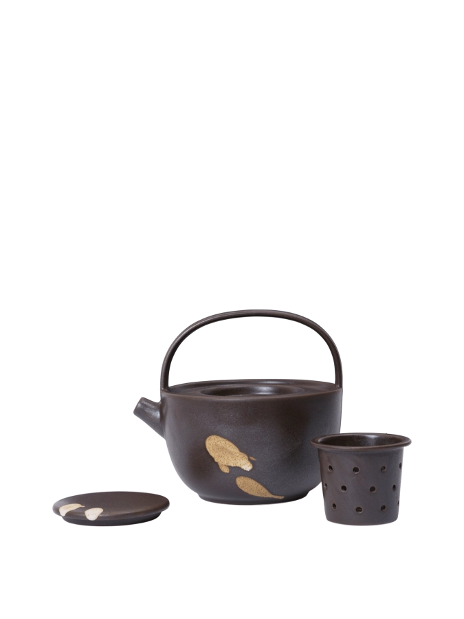 FERM LIVING dzbanek do herbaty KOYO – dark brown/buff.png