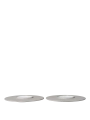 FERM LIVING zestaw 2 sztuk talerzy deserowych SONAE Ø22 – grey/white.png