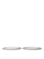 FERM LIVING zestaw 2 sztuk talerzy deserowych SONAE Ø22 – grey/white.png