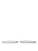 FERM LIVING zestaw 2 sztuk talerzy deserowych SONAE Ø28 – grey/white.png