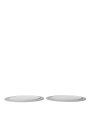 FERM LIVING zestaw 2 sztuk talerzy deserowych SONAE Ø28 – grey/white.png