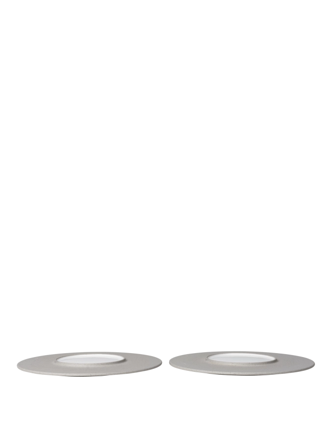 FERM LIVING zestaw 2 sztuk talerzy deserowych SONAE Ø28 – grey/white.png