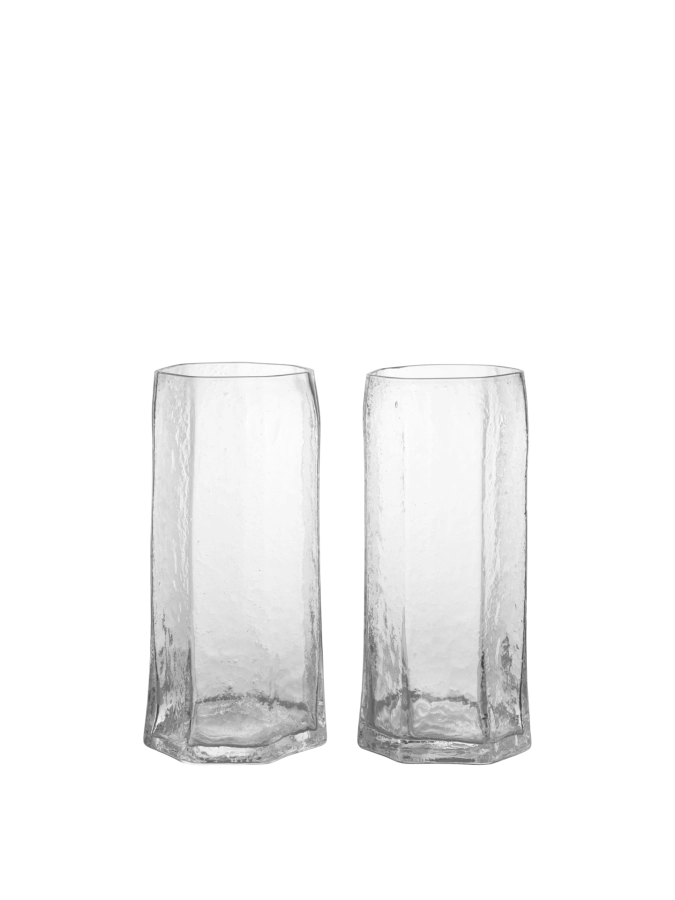 FERM LIVING zestaw 2 wysokich szklanek KIRU – przezroczyste.png